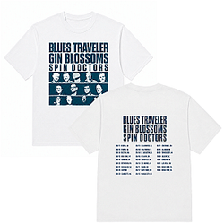 Blues Traveler Gin Blossoms Spin Doctors Tour 2026 HTCT1108 Blues Traveler T-Shirts