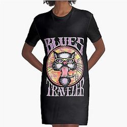 Blues Traveler Graphic T-Shirt Dress