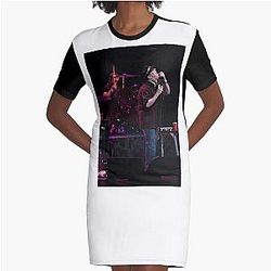 John Popper - Blues Traveler Graphic T-Shirt Dress