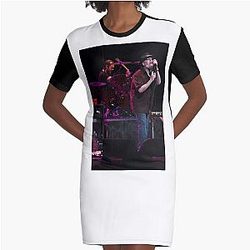John Popper - Blues Traveler Graphic T-Shirt Dress