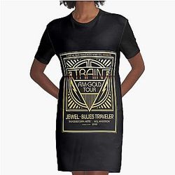 Gold Tour AM Train jewel blues traveler  Graphic T-Shirt Dress