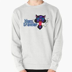 SMOKER CAT BLUES TRAVELER Pullover Sweatshirt