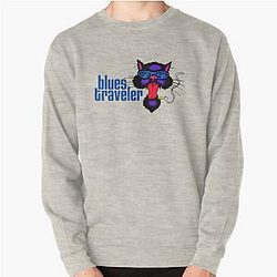 SMOKER CAT BLUES TRAVELER  Pullover Sweatshirt