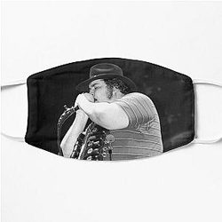 John Popper - Blues Traveler - BW Photograph Flat Mask