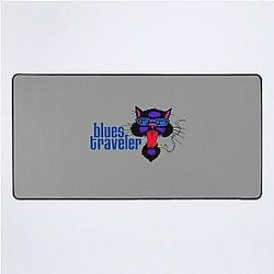 SMOKER CAT BLUES TRAVELER  Desk Mat
