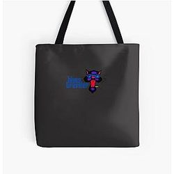 SMOKER CAT BLUES TRAVELER Classic T-Shirt All Over Print Tote Bag