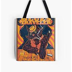 BLUES TRAVELER that makes a big Essential All Over Print Tote Bag