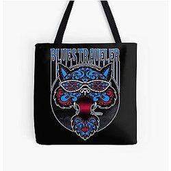 blues traveler cat Essential All Over Print Tote Bag