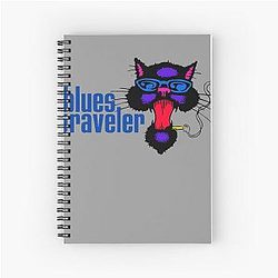 SMOKER CAT BLUES TRAVELER  Spiral Notebook