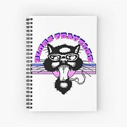BLUES TRAVELER band logo custom Spiral Notebook