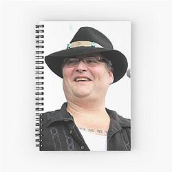 Blues Traveler - John Popper - Photograph Spiral Notebook