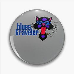 SMOKER CAT BLUES TRAVELER  Pin