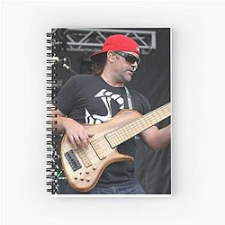 Blues Traveler - Tad Kinchla - Photograph Spiral Notebook