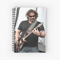 Blues Traveler - Chan Kinchla - Photograph Spiral Notebook