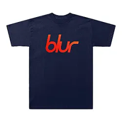 Logo Navy DTNK2805 Blur T-Shirt