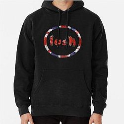 Shoegazing English Rock Band Lush Radial Blur Logo Classic  Pullover Hoodie RB1608