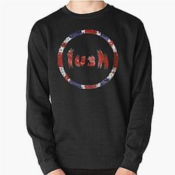 Shoegazing Anglais Rock Band Lush Radial Blur Sweat-shirt de pull classique Logo RB1608
