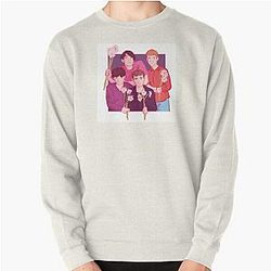 Blur mit Blumen Pullover Sweatshirt RB1608
