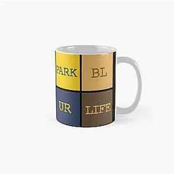 Blur bande parclife carré design Mug classique RB1608