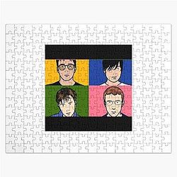 Blur logo design British rock band founded in Colchester batang wangi Jigsaw Puzzle RB1608