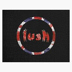 Shoegazing English Rock Band Lush Radial Blur Logo   Jigsaw Puzzle RB1608