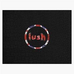 Shoegazing English Rock Band Lush Radial Blur Logo Racerback Tank Top Jigsaw Puzzle RB1608