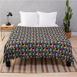 Blur band  Throw Blanket RB1608