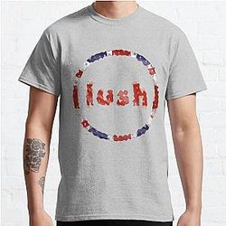 Shoegazing English Rock Band Lush Radial Blur Logo Classic T-Shirt RB1608