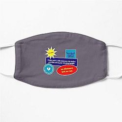 Blur Band No Distance Left To Run Flat Mask RB1608