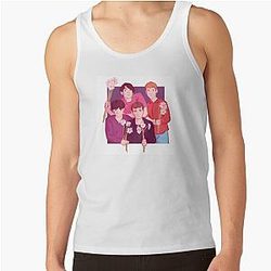 Blur with flowers Tank Top RB1608