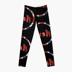 Shoegazing English Rock Band Lush Radial Blur Logo   Leggings RB1608