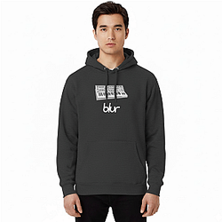 Vintage Tour Inspired Design NTAN1201 Blur Hoodie