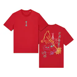 The Magic Whip Anniversary Ice Cream Van DTNK2805 Blur T-Shirt