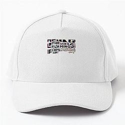 Flaming blur baseball cap