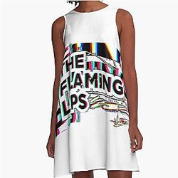 Flaming A-Line Dress