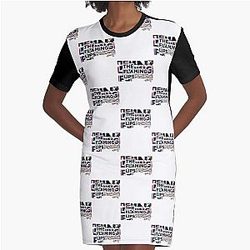 Flaming T-Shirt Dress