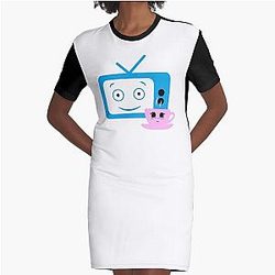 Blur Band Coffee TV Milk Graphic Design Dress