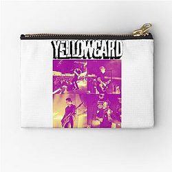 Motion Blur Yellow Card Zipper Pouch