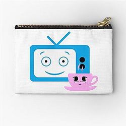 Blur band coffee and tv design Face Zipper Pouch