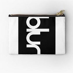 the word makes me flying so high blurs Zipper Pouch