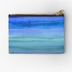 Blue Waves Zipper Pouch