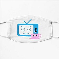 Blur band design faces Flat Mask