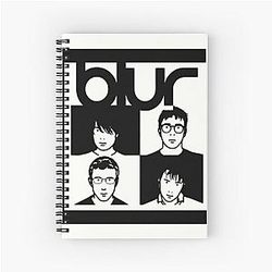 black and white the famous four Spiral Notebook
