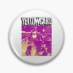 Motion Blur Yellow Card Pin
