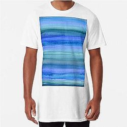 Blue Waves Long T-Shirt