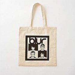 Black and white the famous Four Cotton Tote Bag