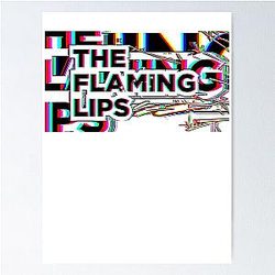 Flaming Blur Poster