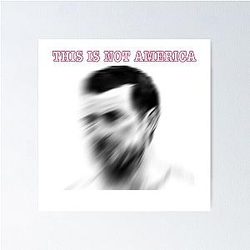 This Is Not America Claes Bang Perspective Blur Poster