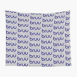 Blur band blue logo design Tapestry