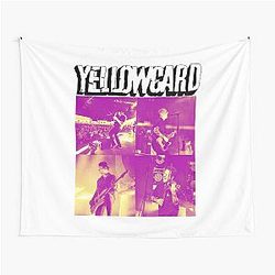 Motion Blur Yellow Card Tapestry
